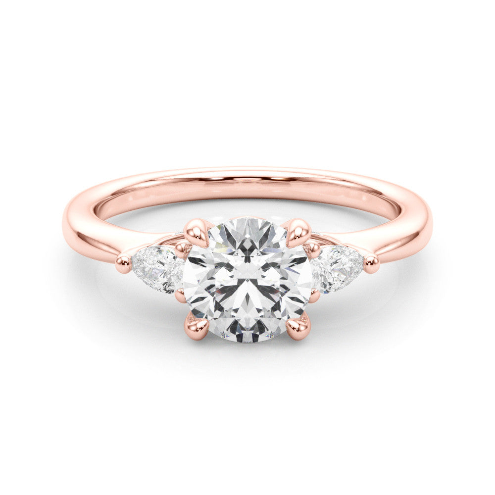 A bold and bloomed pear shape centre diamond makes this rose gold setting  exceptionally warm and elegant. Features Style: Tacori Sculpte... |  Instagram